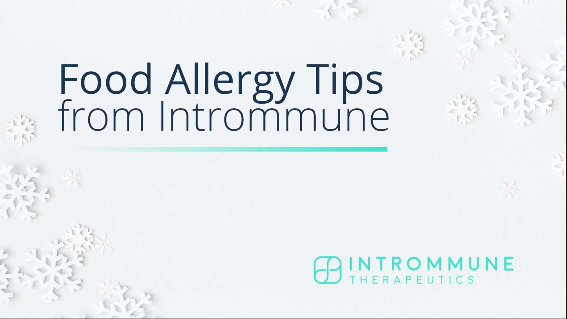Intrommune - Food Allergy Tips